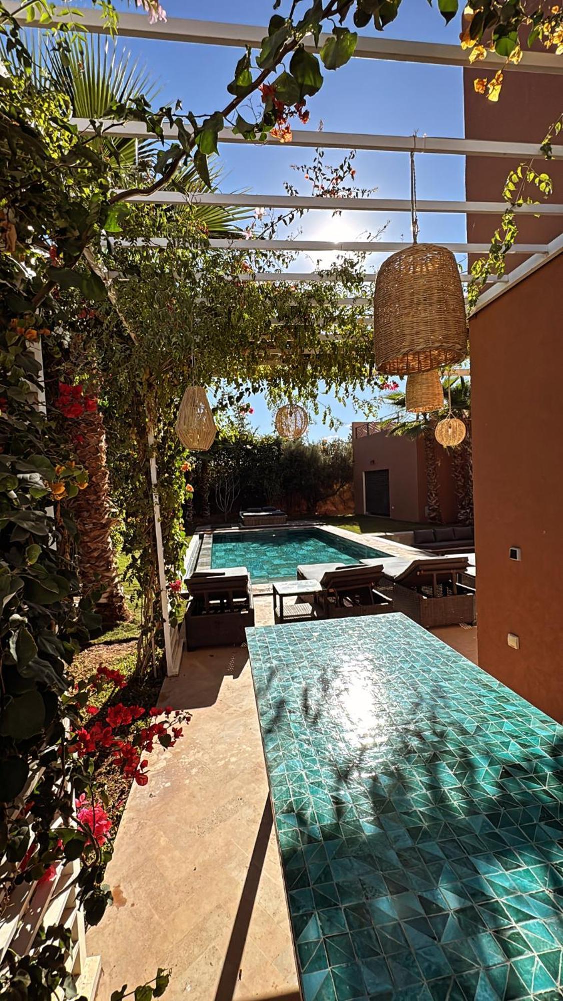 Villa Mattia Piscine Chauffee Sans Vis A Vis Marrakesh Bagian luar foto